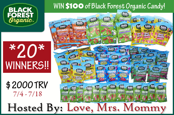 Black Forest Organic Candy Giveaway (20 Winners)