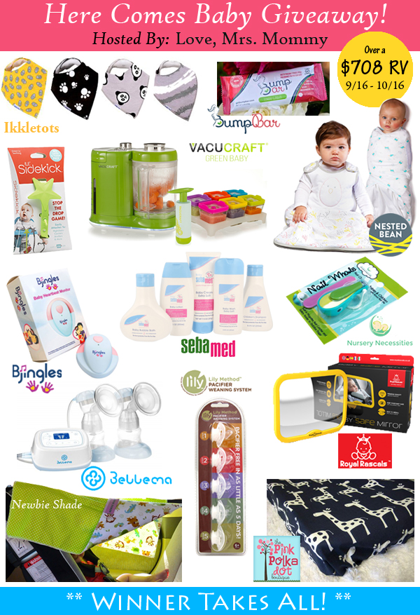 Here Comes Baby Giveaway – Open 9/16-10/16
