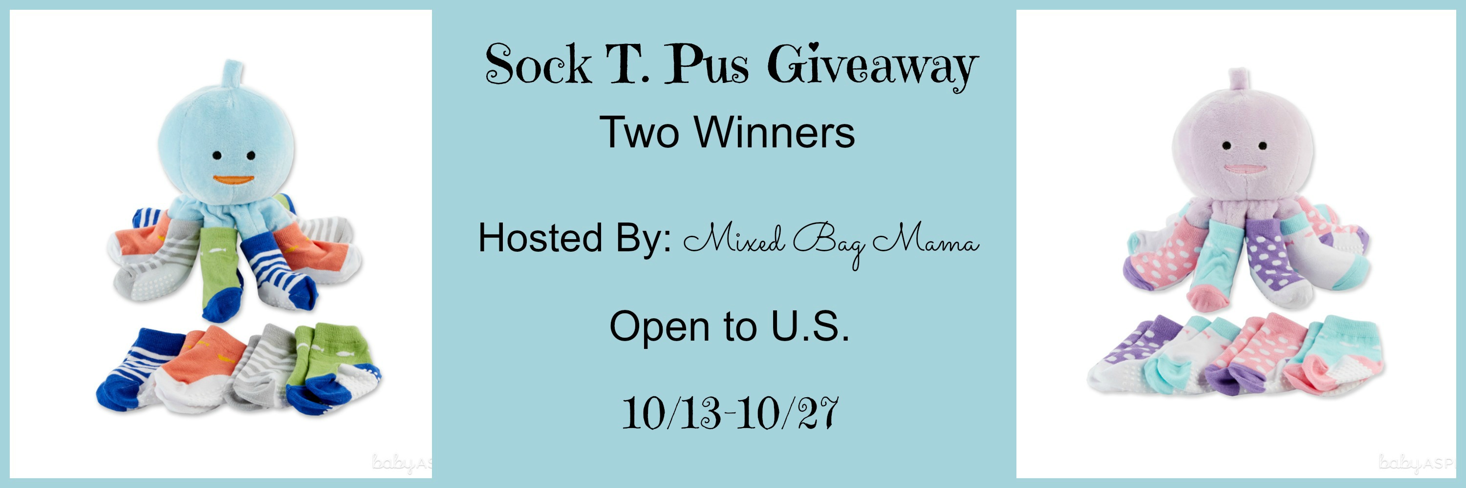 Enter to win the Sock. T Pus (10/13-10/27)