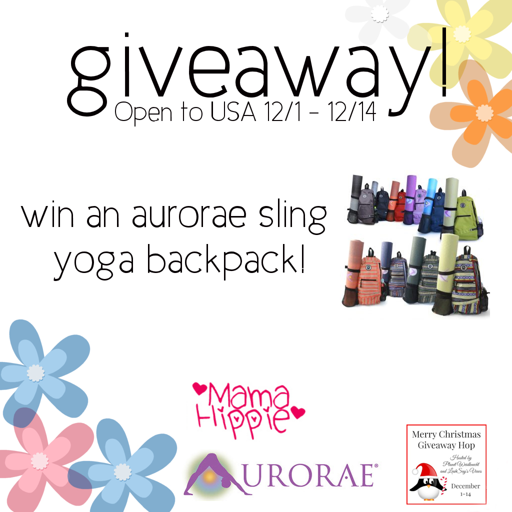 Win an Aurorae Sling Yoga Backpack (12/1-12/14/16; USA)