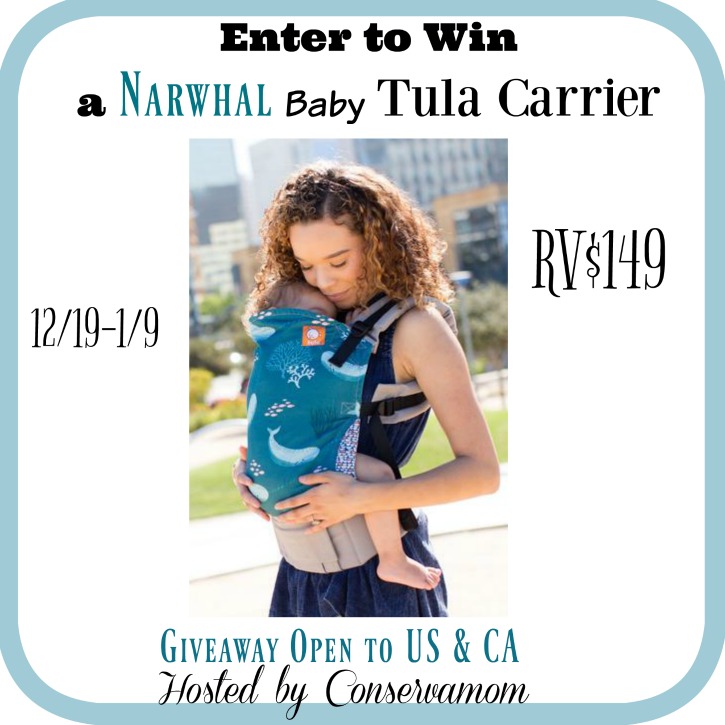 Win a Tula Baby Carrier in Narwhal (12/19/16-1/9/17; USA & CA)