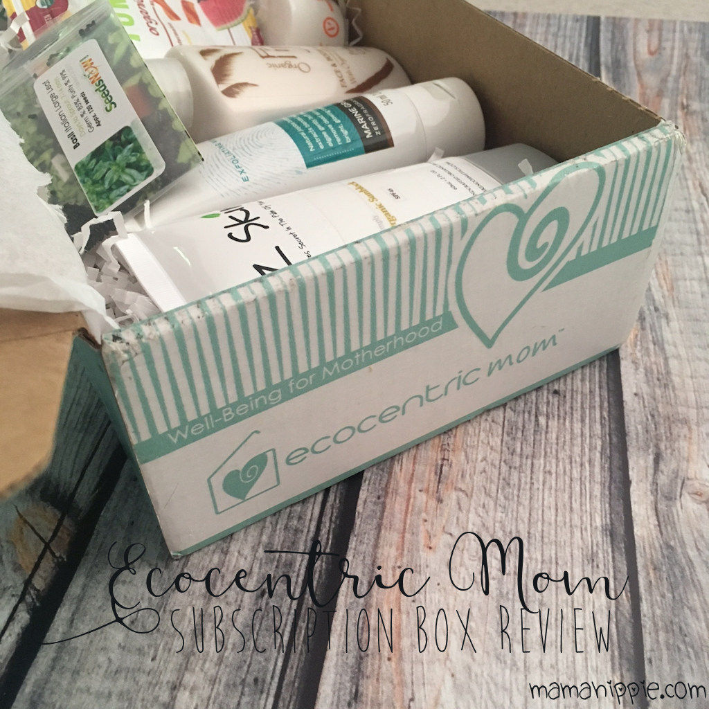 Ecocentric Mom Subscription Box Review - Natural Products for Natural Mamas