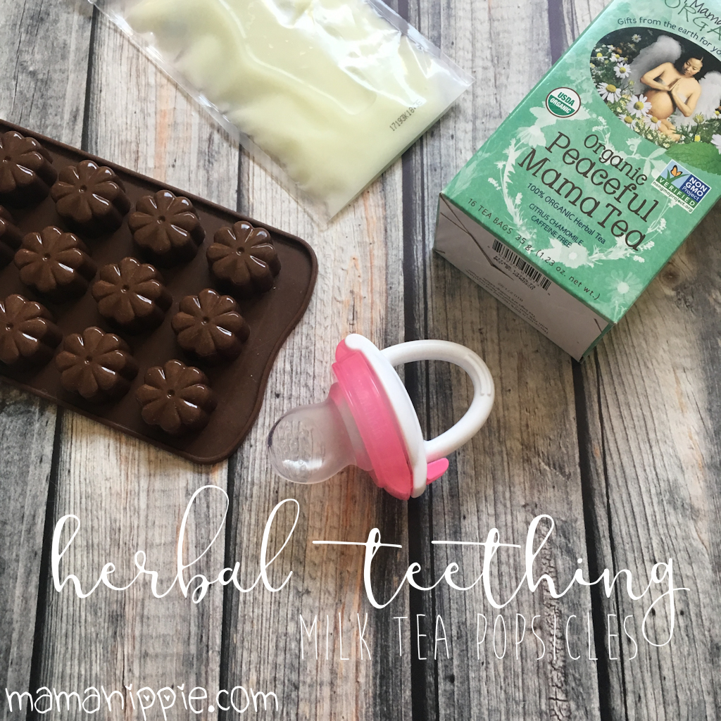 Herbal Teething Milk Tea Popsicles